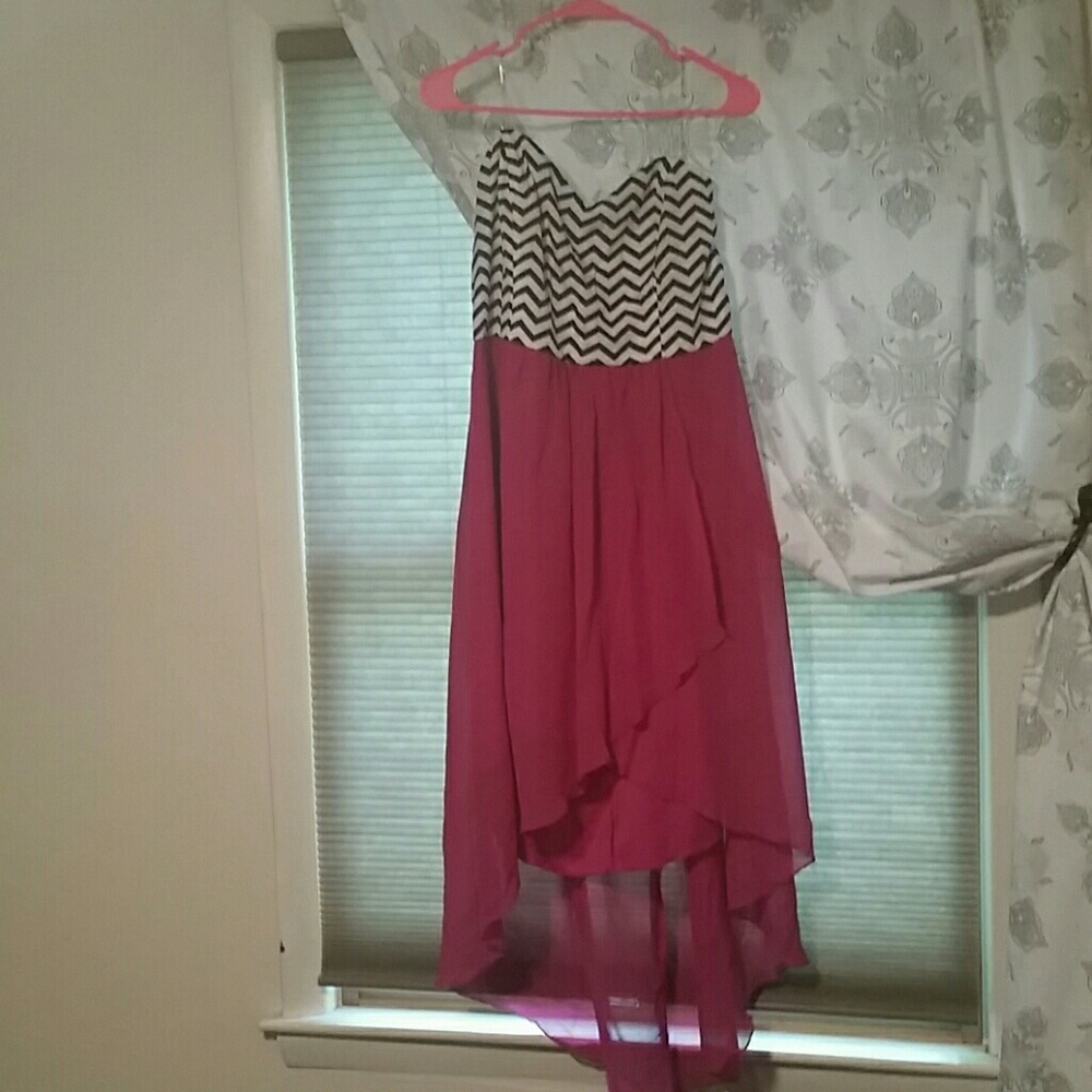 Strapless dress